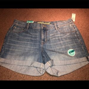 Light Wash Jean Shorts